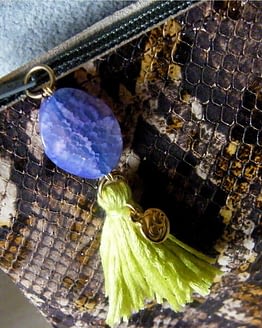 Bolso Snake detalle bolso artesanal en piel
